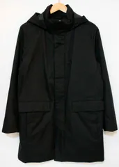 【中古】 UNIQLO メンズコート M UNIQLO/ハイブリッドダウンコート/M/黒 ブラック/311-442144