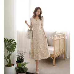 袖あり ミモレ丈ドレス ウエディングドレス 二次会 上品 花嫁 ブライダルドレス 結婚式 披露宴 演奏会 パーディードレス 謝恩会 おしゃれWP数量限定価格926