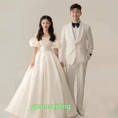 ウェディングドレス ウエディングドレス ロングドレス 二次会 結婚式 前撮り ブライダル 花嫁 オフショルダー パフスリーブ Aラインドレス WP数量限定価格926