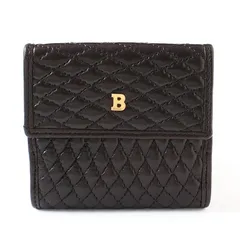 美品　BALLY バリー　二つ折り財布　レザー　キルティング　コンパクト　黒 2026年最新】Bally レディース 折り財布の人気アイテム - メルカリ