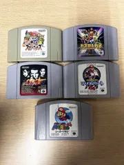 【現状品】 Nintendo ニンテンドー 64 大乱闘スマッシュブラザーズ/マリオカート64/スーパーマリオ64など ソフトまとめ