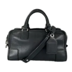美品 LOEWE ロエベ アマソナ28 352.30.N03 ハンドバッグ レザー ブラック レディース 2way【中古】【送料無料】