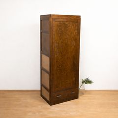 ガラス棚 和箪笥 M065 古道具 古家具 和家具 ビンテージ アンティーク