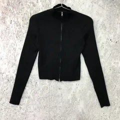 INGNI イング  ハイネック ジップ ニット カーディガン ブラック Mサイズ 〇◇