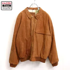 80s vintage Marlboro ヌバック レザージャケット メンズ 表記Lサイズ