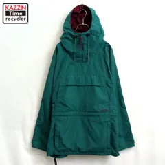 80s vintage Columbia パッカブル ハーフジップ ナイロンジャケット メンズ 表記Lサイズ
