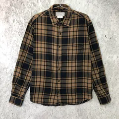 CIAOPANIC TYPY チャオパニックティピー チェック ネルシャツ ネイビー × マスタード LARGEサイズ 〇◇