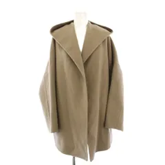 ロッソ ROSSO アーバンリサーチ リバーフードショートコート アウター 前開きトッパー ワンカラー 無地 ウール F グレージュ RA27-27F703 /BB