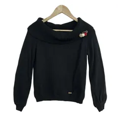 BLUE LABEL CRESTBRIDGE(ブルーレーベルクレストブリッジ) 長袖セーター サイズ38 M レディース - 黒 オフタートルネック