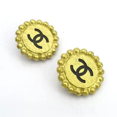 CHANEL / シャネル ◆ココマーク イヤリング ゴールドカラー 95P 【イヤリング/ピアス/アクセサリー】 ブランド【中古】 
