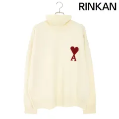 アミアレクサンドルマテュッシ  25AW  UKS839 ハートA刺繍タートルネックニット メンズ L