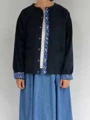 sosotto 天竺LIBERTY使いカーディガン 3色のサムネイル