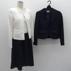 Raspberry Beret ◆セットアップ/3P/フォーマル/ジャケット/ワンピース/ネイビー/サイズ9 TMK-2201 【レディース/ガールズ/LADY/女性/婦人】 レディースファッション【中古】 