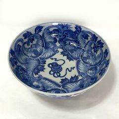 中国古玩 清時代青花 染付 三星図福禄寿レンゲ時代物 - メルカリ