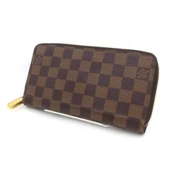 LOUIS VUITTON / ルイヴィトン ◆ジッピーウォレット ラウンドファスナー長財布 ダミエ N41661 【財布/サイフ/ウォレット/wallet/コイン】 ブランド【中古】 