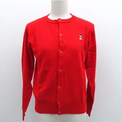 ROPE PICNIC / ロペピクニック ◆カーディガン/刺繍/レッド/サイズ38/タグ付き GDK-53600-B 【レディース/ガールズ/LADY/女性/婦人】 レディースファッション【中古】 