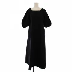 UNFILO アンフィーロ 24SS FINE MOVE 2WAYワンピース 半袖 ロング M 黒 OPUMCM0402 /BM