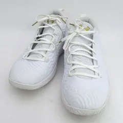 UNDER ARMOUR / アンダーアーマー ◆バスケットシューズ/スニーカー/ホワイト/サイズ27cm 3021264-101 【メンズ/MEN/男性/ボーイズ/紳士】【靴/クツ/シューズ/SHOES】 メンズファッション【中古】 