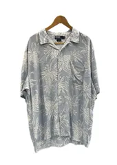 ラルフローレン RalphLauren 90s 90’s CLAYTON オープンカラーシャツ 開襟シャツ アロハシャツ パイナップル柄 水色 XL 半袖シャツ ブルー LLサイズ 101MT-5943