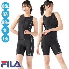 FILA フィラ フィットネス水着 セパレート/袖なし/フルジップ タンキニ スクール対応スイムウェア 313-283