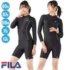 FILA フィラ レディース フィットネス水着 LSセパレート/タンキニ スクール水着/学校水泳授業対応 313-284（313-284-5）