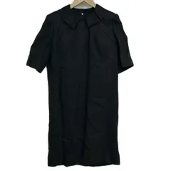 JUN ASHIDA(ジュンアシダ) ワンピース サイズ9 M レディース美品  - 黒 半袖/ロング