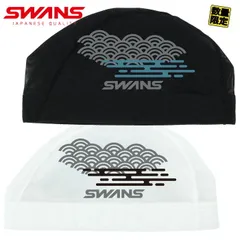 SWANS スワンズ ワガラ スイミングメッシュ キャップ 水泳帽/日本製 M/L/2色 SA-6 WA