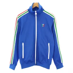 アディダスオリジナルス adidas originals ベッケンバウアートラックトップ トラックジャケット スタンドカラー アウター ジップアップ ストレッチ ロゴ 刺繍 L 青 ブルー HK7411 /BB
