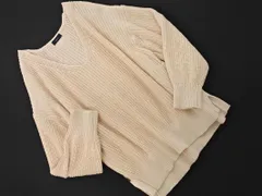 SHIPS シップス Vネック ニット セーター sizeONE/アイボリー ■◇ レディース