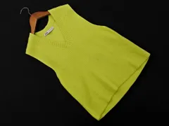 ZARA ザラ Vネック ニット ベスト sizeM/ライトグリーン ■◇ レディース