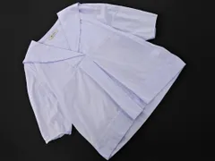 nano universe ナノユニバース セーラーカラー 7分袖 ブラウス シャツ size36/ライトブルー ■◇ レディース