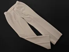 Leilian レリアン センタープレス パンツ size9/ライトベージュ ■■ レディース