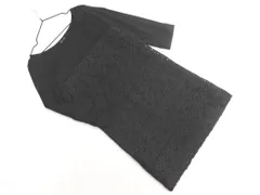 QUEENS COURT クイーンズコート レース 切替 チュニック ワンピース size2/黒 ■◇ レディースのサムネイル