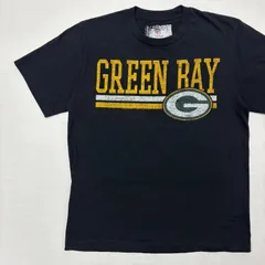 【定番人気】NFL グリーンベイ・パッカーズ 半袖 プリント Tシャツ ブラック Sサイズ アメフト ストリート【1176ST】