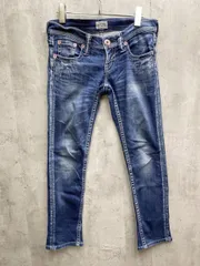 RODEO CROWNS ロデオクラウンズ スキニー デニムパンツ size25/青 ■■ レディース