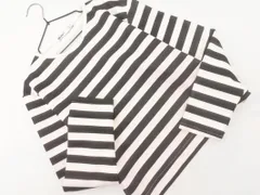 ZARA ザラ ボーダー 長袖 カットソー sizeM/白ｘ黒 ■◇ レディース