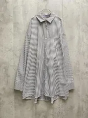 PUNYUS プニュズ 渡辺直美 PN24AW-048 キャンディストライプシャツ size4/白ｘグレー ■◇ レディース