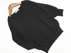 NATURAL BEAUTY BASIC ナチュラルビューティーベーシック Vネック ニット セーター sizeFR/黒 ■◇ レディース