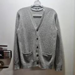 ユニクロ U クルーネックセーター グレー M