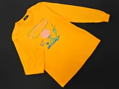 XLARGE エクストララージ プリント プルオーバー カットソー sizeM/黄 ■◇ メンズ
