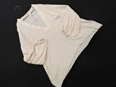 SELECT MOCA セレクトモカ リネン混 Vネック ボリュームスリーブ シャツ sizeF/アイボリー ■◇ レディース
