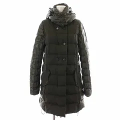 デュベティカ DUVETICA CALLIPATIRA  ダウンコート ミドル丈 ハイネック フード 40 M カーキ /YI4