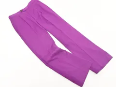 green label relaxing グリーンレーベルリラクシング ユナイテッドアローズ タック ワイド パンツ size38/紫 ■◇ レディース