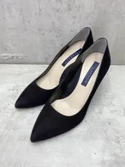 TALANTON by DIANA タラントン バイ ダイアナ U17937 本革プレーン パンプス size25.0/ブラックスエード ■■レディース