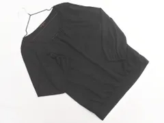TRANS WORK トランスワーク ビーズ プルオーバー カットソー size38/黒 ■◇ レディースのサムネイル