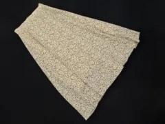 SHIPS シップス レオパード柄 ロング 巻き ラップ スカート アイボリー ■◇ レディース