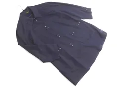 Leilian レリアン ステンカラー コート size9/濃紺 ■◇ レディース