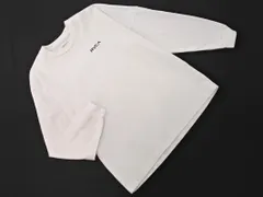 RVCA ルーカ ロゴ 長袖 ワイド幅 カットソー sizeS/白 ■◇ メンズ