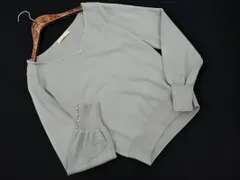 PROPORTION プロポーション ボディドレッシング ハートシェイプドネック ニット セーター sizeS/水色 ■◇ レディース