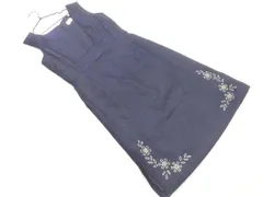 L'EST ROSE レストローズ デニム調 ワンピース 紺 ■◇ レディース